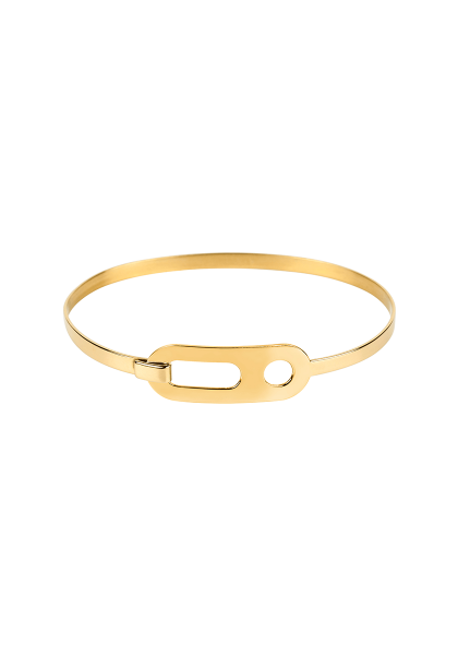 BRACELET EN OR, ITALIEN, CIRQUE 1960 Le bracelet articul…